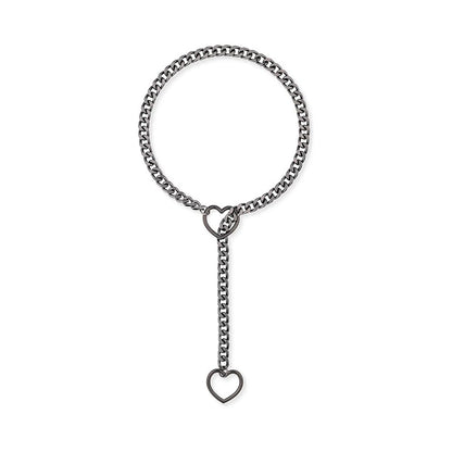 heart chain aesthetic choker