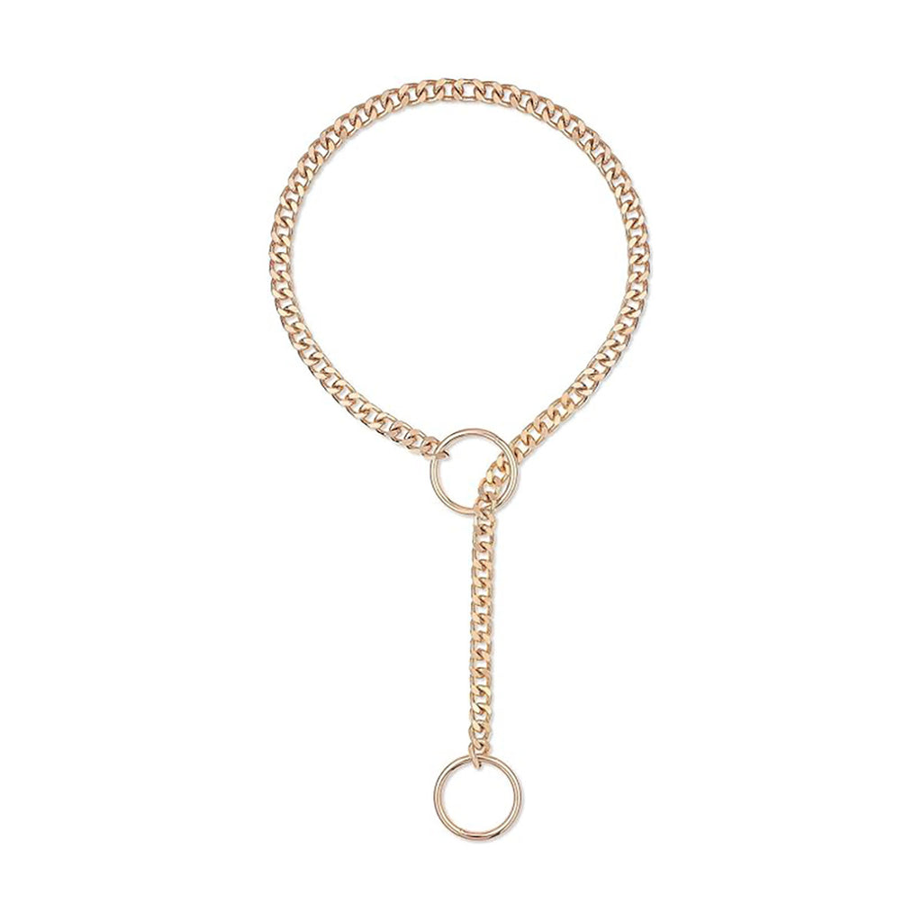 Round gold finish