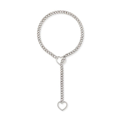 heart chain aesthetic choker