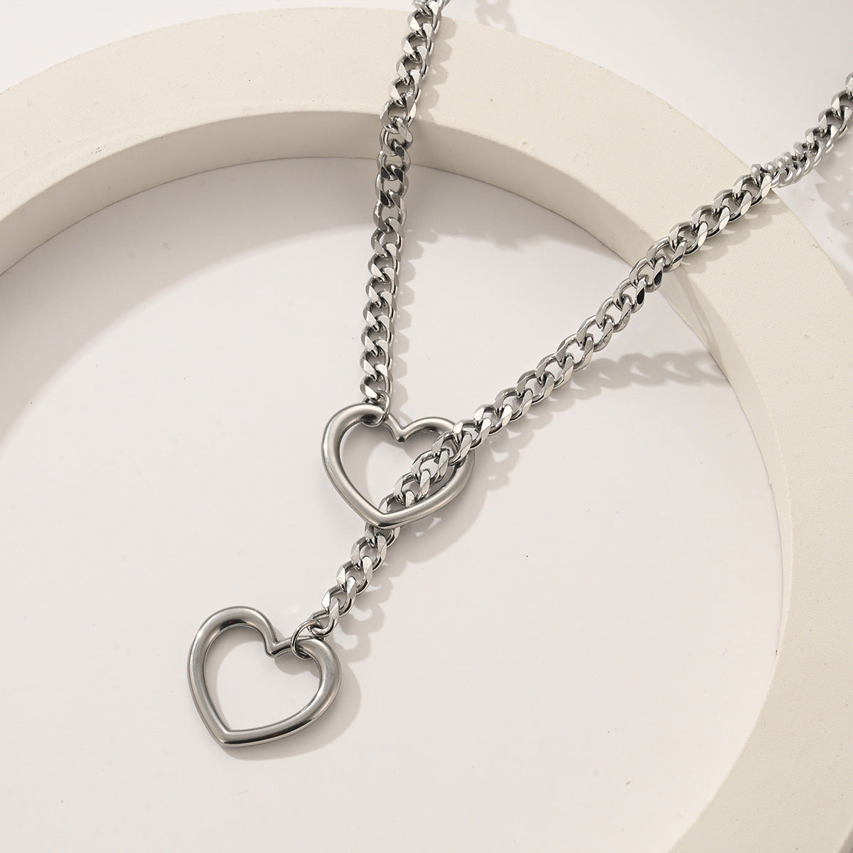 heart chain aesthetic choker